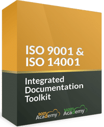ISO 9001 & ISO 14001 Integrated Documentation Toolkit - 9001Academy