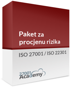 ISO 27001/ISO 22301 Paket dokumentacije za procjenu rizika - 27001Academy