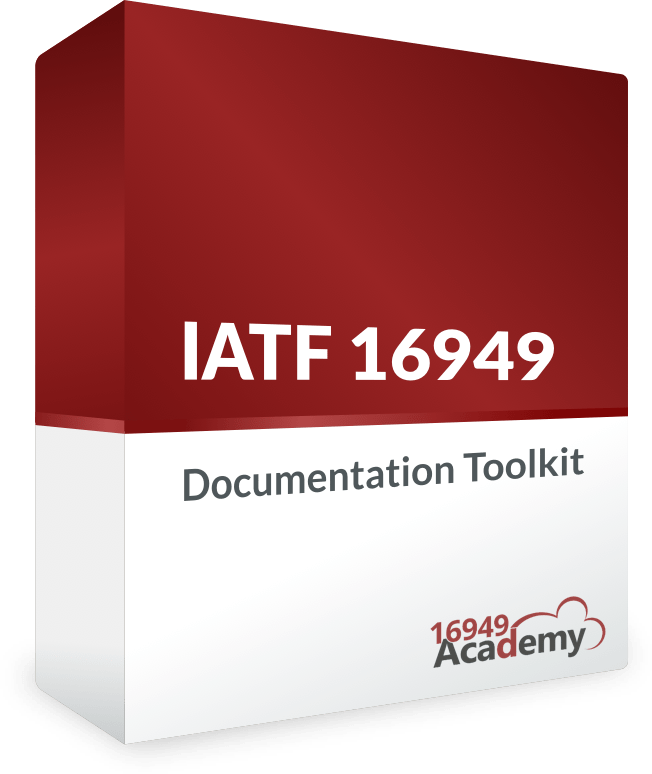 IATF 16949:2016 Documentation Toolkit - 16949Academy
