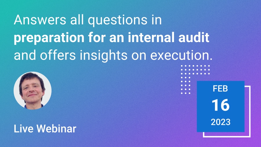 How to perform an ISO internal audit [free webinar]
