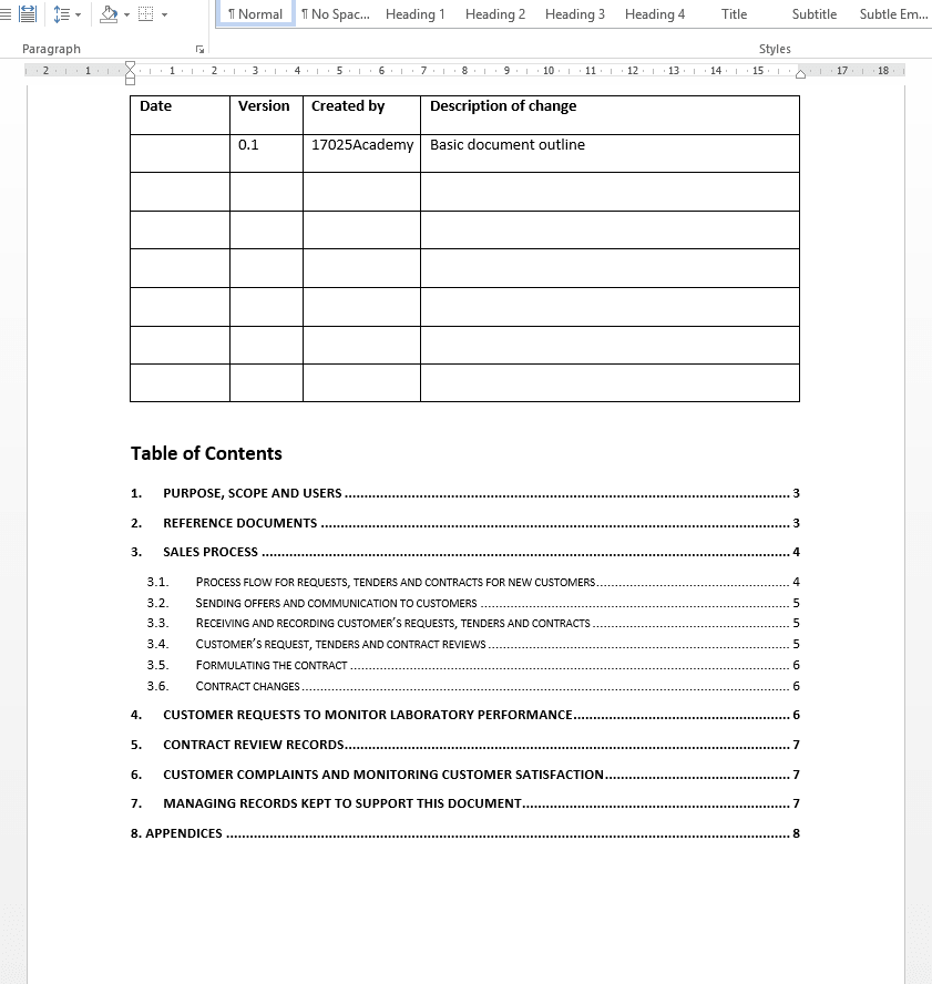 Iso 17025 Checklist Excel