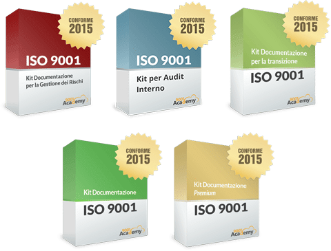 Ottieni un'anteprima GRATUITA di tutti di Kit Documentazione ISO 9001