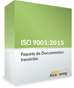 Paquete de documentos transición ISO 9001:2015 - 9001Academy