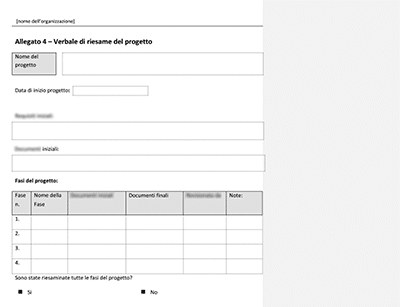 Verbale di Riesame del Progetto - 9001Academy