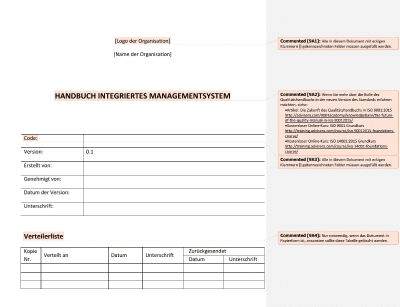 Handbuch Integriertes Managementsystem - 14001Academy