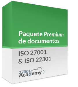 Paquete Premium de documentos sobre ISO 27001 e ISO 22301 - 27001Academy