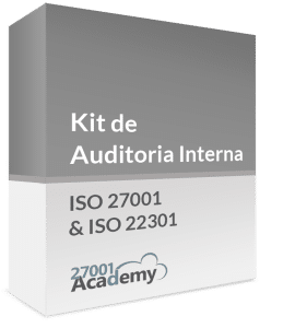 Kit de Auditoria Interna da ISO 27001 / ISO 22301 - 27001Academy