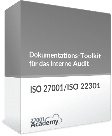 ISO 27001/ISO 22301 Dokumentations-Toolkit für das interne Audit - 27001Academy