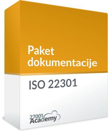 ISO 22301 Paket dokumentacije - 27001Academy