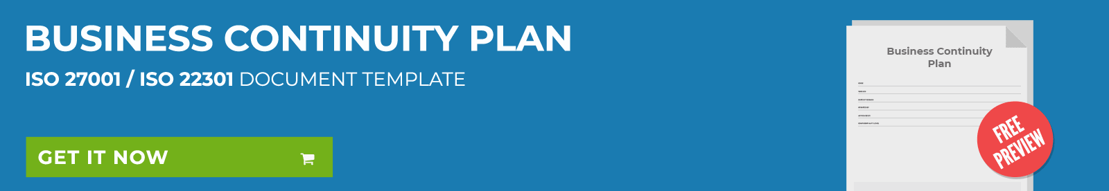 Business Continuity Plan Sample Free