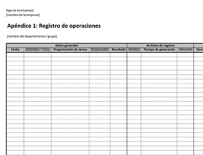 Registro de operaciones - 20000Academy