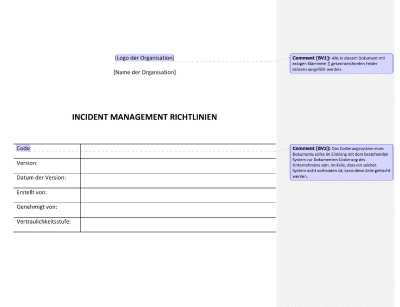 Incident Management Richtlinien - 20000Academy