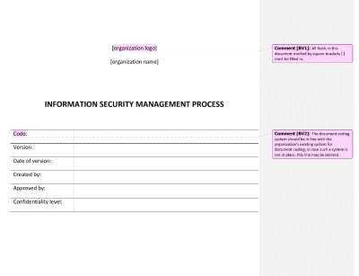 Information Security Management Process - 20000Academy