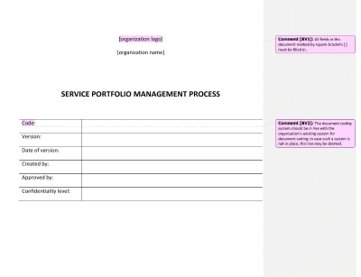 Service Portfolio Management Process - 20000Academy