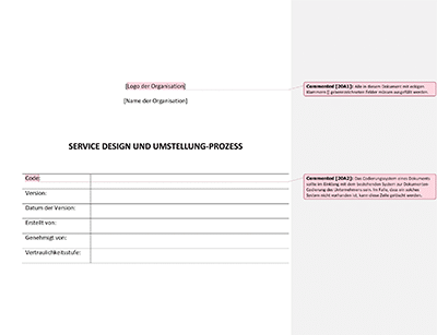 Service Design und Umstellung-Prozess (ISO 20000) - 20000Academy