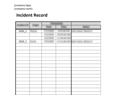 Incident Record (ISO 20000) - 20000Academy