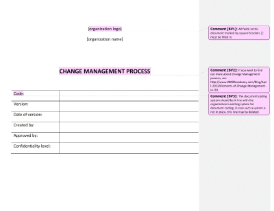 Change Management Process - 20000Academy