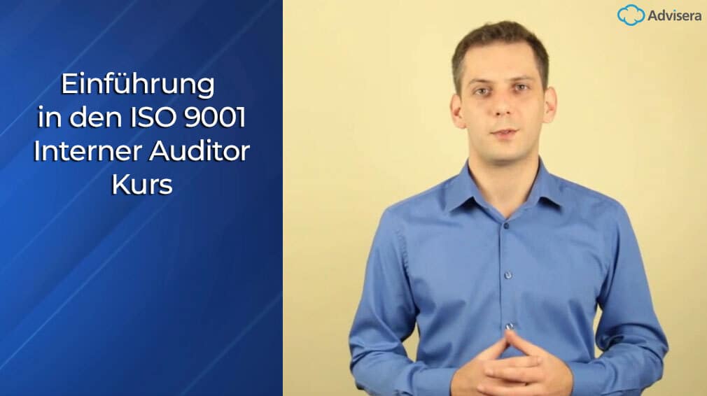 ISO 9001 Interner Auditor Kurs - Advisera