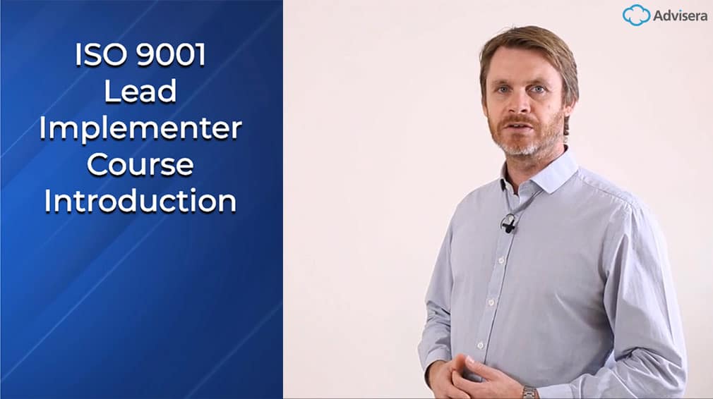 ISO 9001 Lead Implementer Course - Advisera