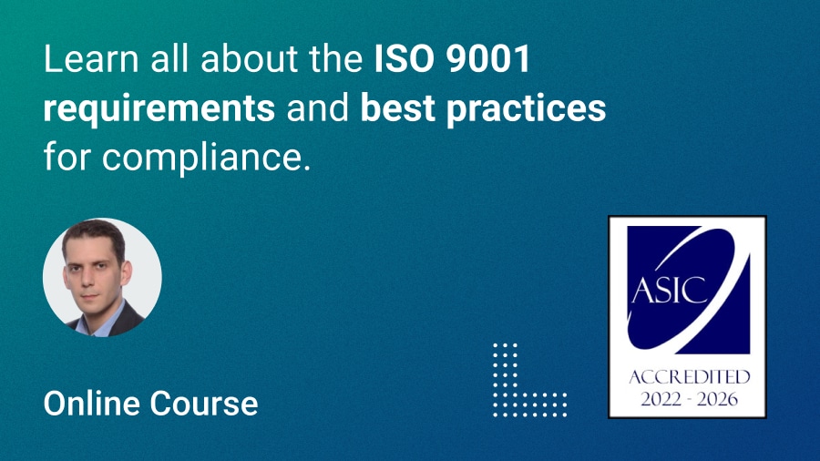 ISO 9001 Foundations Course - Advisera