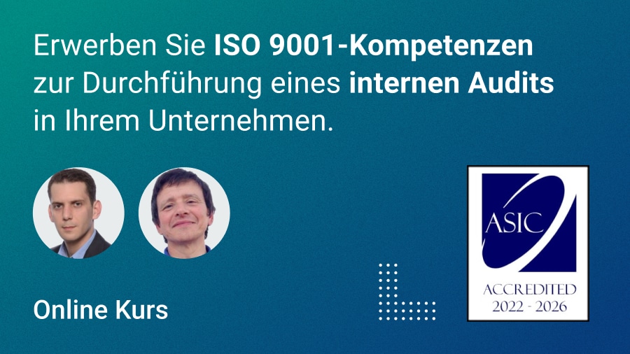 ISO 9001 Interner Auditor Kurs - Advisera