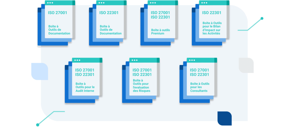 Aperçu gratuit des Boîtes à outils de documentation ISO 27001 et ISO 22301 - Advisera