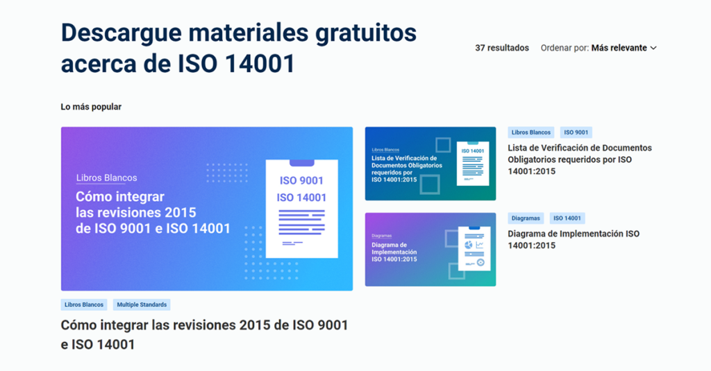 Descargue materiales gratuitos acerca de ISO 14001 - Advisera