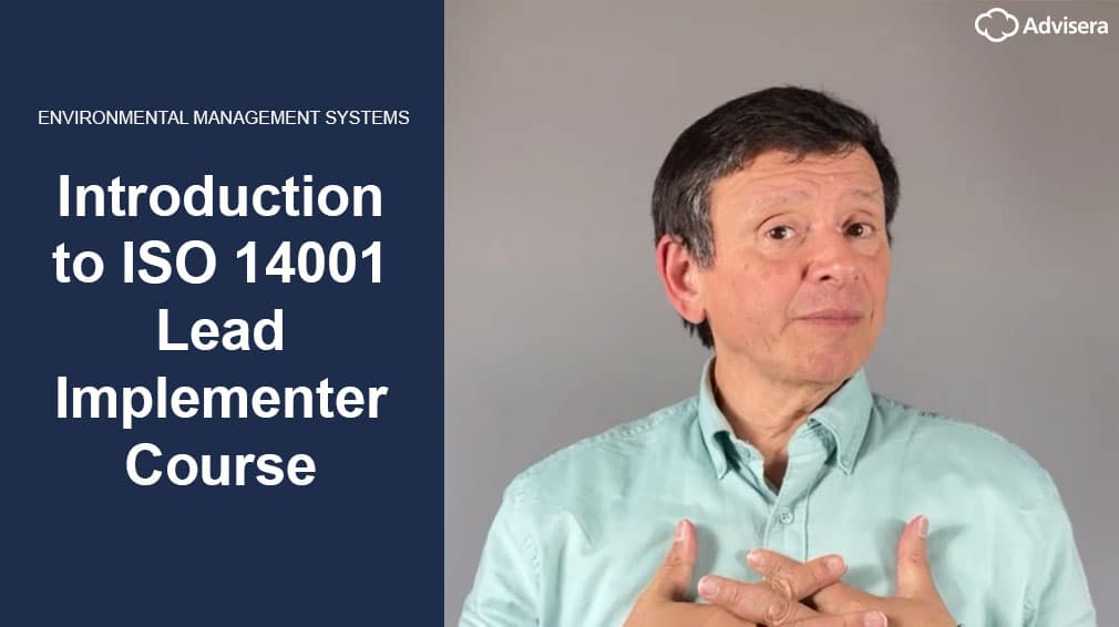 ISO 14001 Lead Implementer Course - Advisera