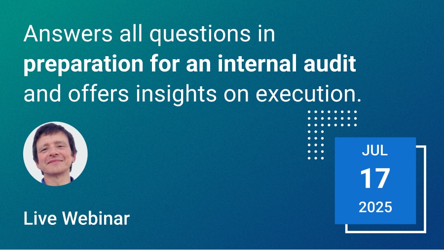 How to perform an ISO internal audit [free webinar]