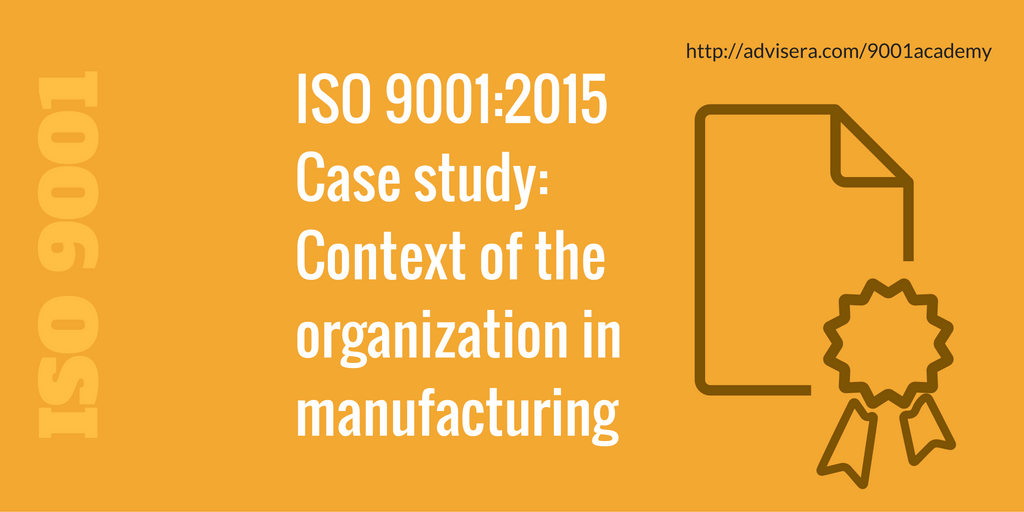 case study examples iso 9001