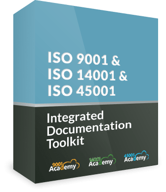 ISO 9001, ISO 14001 and 45001 Integrated Documentation Toolkit