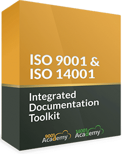 ISO 9001 & ISO 14001 Integrated Documentation Toolkit - 14001Academy