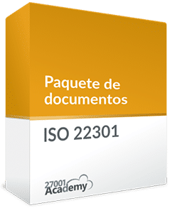Paquete de Documentos sobre ISO 22301 - 27001Academy