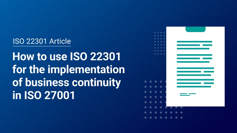 business continuity management iso 27001
