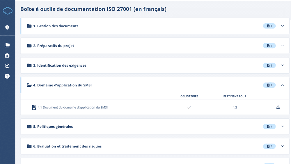 Boîte à Outils de Documentation ISO 27001 - 27001Academy