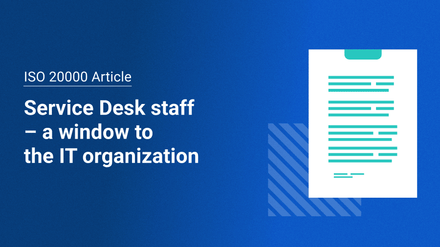 ITIL Service Desk importance of requirements and staffing