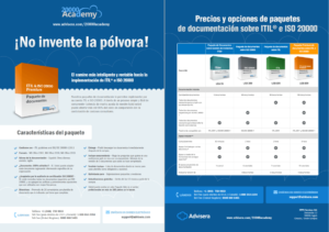 Paquete de documentos sobre ISO 20000 | 20000Academy
