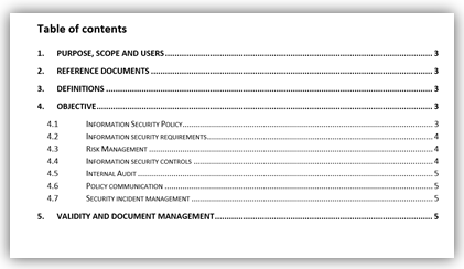 Infosec Policy Template PDF Template Infosec Policy Template PDF Template
