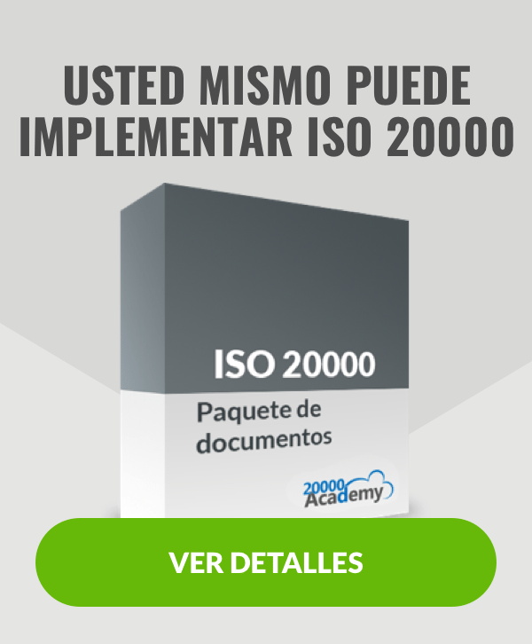Herramienta de análisis de brecha para ISO 20000