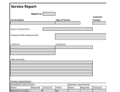 Service Report (ISO 20000) - 20000Academy